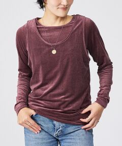 Rouge vif la cle / ルージュ・ヴィフ ラクレ Tシャツ | 【Keena/キーナ】レイヤートップス/トップス/レイヤード/２枚セット/上品【