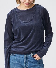 Rouge vif la cle / ルージュ・ヴィフ ラクレ Tシャツ | 【Keena/キーナ】レイヤートップス/トップス/レイヤード/２枚セット/上品【