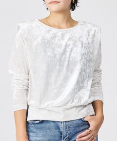 Rouge vif la cle / ルージュ・ヴィフ ラクレ Tシャツ | 【Keena/キーナ】ロングスリーブ/トップス/ベロア/お出かけ【WEB限定】