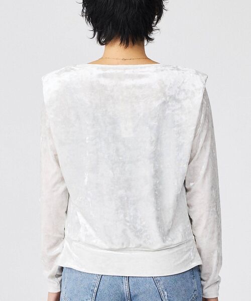 Rouge vif la cle / ルージュ・ヴィフ ラクレ Tシャツ | 【Keena/キーナ】ロングスリーブ/トップス/ベロア/お出かけ【WEB限定】 | 詳細3