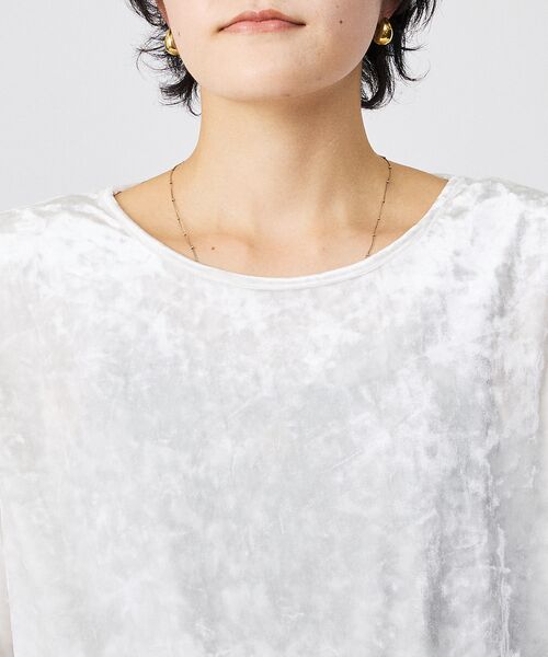 Rouge vif la cle / ルージュ・ヴィフ ラクレ Tシャツ | 【Keena/キーナ】ロングスリーブ/トップス/ベロア/お出かけ【WEB限定】 | 詳細4