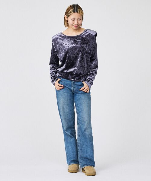 Rouge vif la cle / ルージュ・ヴィフ ラクレ Tシャツ | 【Keena/キーナ】ロングスリーブ/トップス/ベロア/お出かけ【WEB限定】 | 詳細9