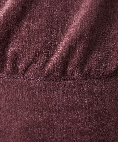 Rouge vif la cle / ルージュ・ヴィフ ラクレ シャツ・ブラウス | 【Keena/キーナ】ベルベットカシュクルートップス/トップス/ベロア/ドレープ | 詳細8