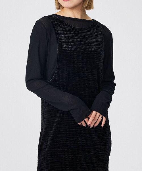 Rouge vif la cle / ルージュ・ヴィフ ラクレ ワンピース | 【Keena/キーナ】ベルベットタンクワンピース/上品/お出かけ/ワンピース【W | 詳細1