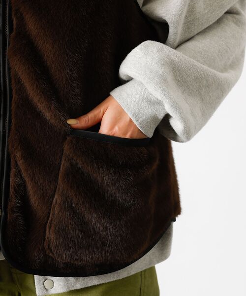 Rouge vif la cle / ルージュ・ヴィフ ラクレ ベスト | 【Le Melange/ル・メランジュ】エコファーベスト/#8553701/ベス | 詳細15