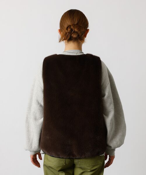 Rouge vif la cle / ルージュ・ヴィフ ラクレ ベスト | 【Le Melange/ル・メランジュ】エコファーベスト/#8553701/ベス | 詳細12