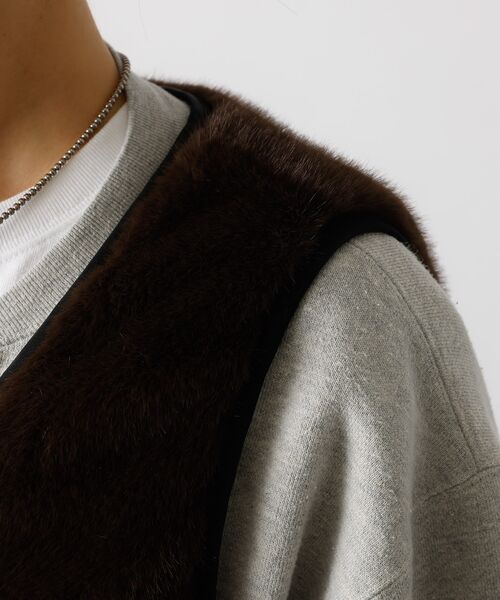 Rouge vif la cle / ルージュ・ヴィフ ラクレ ベスト | 【Le Melange/ル・メランジュ】エコファーベスト/#8553701/ベス | 詳細14