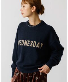 Rouge vif la cle / ルージュ・ヴィフ ラクレ ニット・セーター | 【Le Melange/ル・メランジュ】ロゴニット/#8552003/トップス/