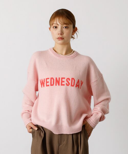 Rouge vif la cle / ルージュ・ヴィフ ラクレ ニット・セーター | 【Le Melange/ル・メランジュ】ロゴニット/#8552003/トップス/ | 詳細3