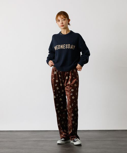 Rouge vif la cle / ルージュ・ヴィフ ラクレ ニット・セーター | 【Le Melange/ル・メランジュ】ロゴニット/#8552003/トップス/ | 詳細7