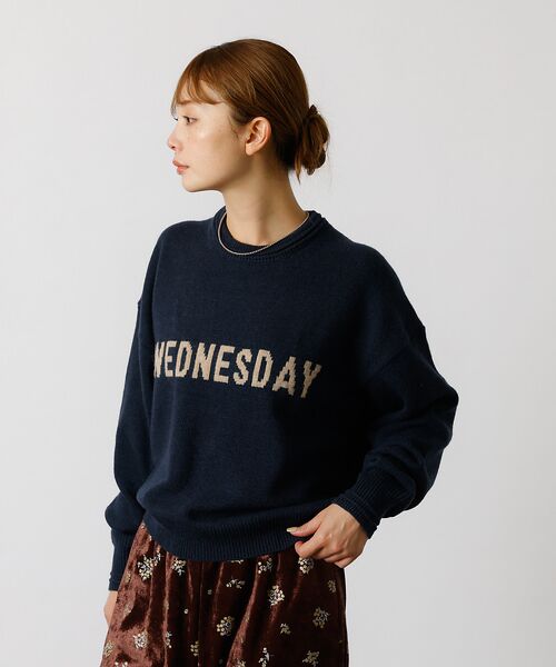 Rouge vif la cle / ルージュ・ヴィフ ラクレ ニット・セーター | 【Le Melange/ル・メランジュ】ロゴニット/#8552003/トップス/ | 詳細14