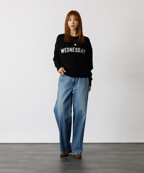 Rouge vif la cle / ルージュ・ヴィフ ラクレ ニット・セーター | 【Le Melange/ル・メランジュ】ロゴニット/#8552003/トップス/ | 詳細19