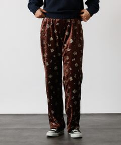 Rouge vif la cle / ルージュ・ヴィフ ラクレ パンツ | 【Le Melange/ル・メランジュ】花柄ベロアパンツ/#8551502/花柄