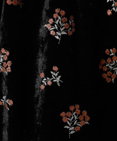 Rouge vif la cle / ルージュ・ヴィフ ラクレ パンツ | 【Le Melange/ル・メランジュ】花柄ベロアパンツ/#8551502/花柄 | 詳細14