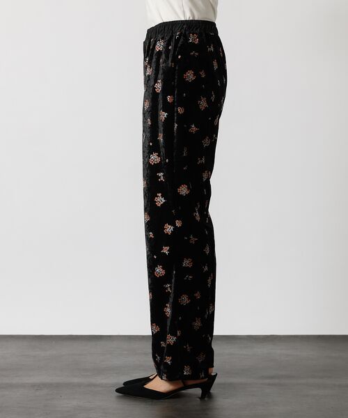 Rouge vif la cle / ルージュ・ヴィフ ラクレ パンツ | 【Le Melange/ル・メランジュ】花柄ベロアパンツ/#8551502/花柄 | 詳細9