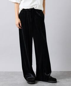 Rouge vif la cle / ルージュ・ヴィフ ラクレ パンツ | 【Keena/キーナ】ベロアセンタープレスパンツ/ベロア/センタープレス/お出か