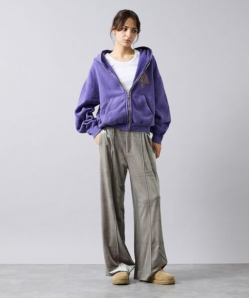 Rouge vif la cle / ルージュ・ヴィフ ラクレ パンツ | 【Keena/キーナ】ベロアセンタープレスパンツ/ベロア/センタープレス/お出か | 詳細15