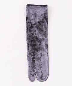 Rouge vif la cle / ルージュ・ヴィフ ラクレ ソックス | 【Keena/キーナ】ベルベットソックス/丈短め/靴下/ベロア【WEB限定】