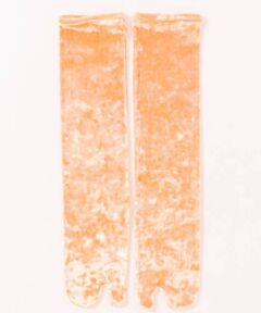 Rouge vif la cle / ルージュ・ヴィフ ラクレ ソックス | 【Keena/キーナ】ベルベットソックスロング/靴下/丈長め/足袋/ベロア【WE