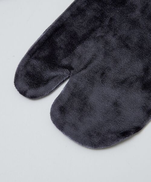 Rouge vif la cle / ルージュ・ヴィフ ラクレ ソックス | 【Keena/キーナ】ベルベットソックスロング/靴下/丈長め/足袋/ベロア【WE | 詳細5