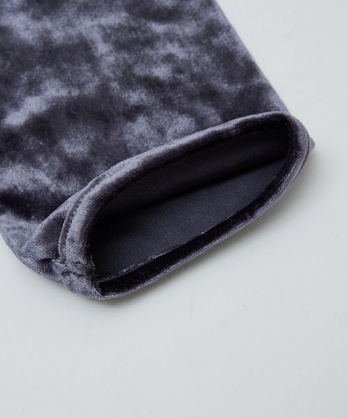 Rouge vif la cle / ルージュ・ヴィフ ラクレ ソックス | 【Keena/キーナ】ベルベットソックスロング/靴下/丈長め/足袋/ベロア【WE | 詳細6