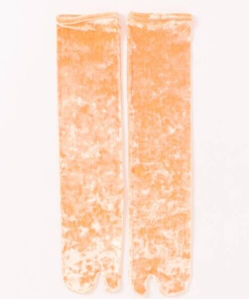 Rouge vif la cle / ルージュ・ヴィフ ラクレ ソックス | 【Keena/キーナ】ベルベットソックスロング/靴下/丈長め/足袋/ベロア【WE | 詳細7