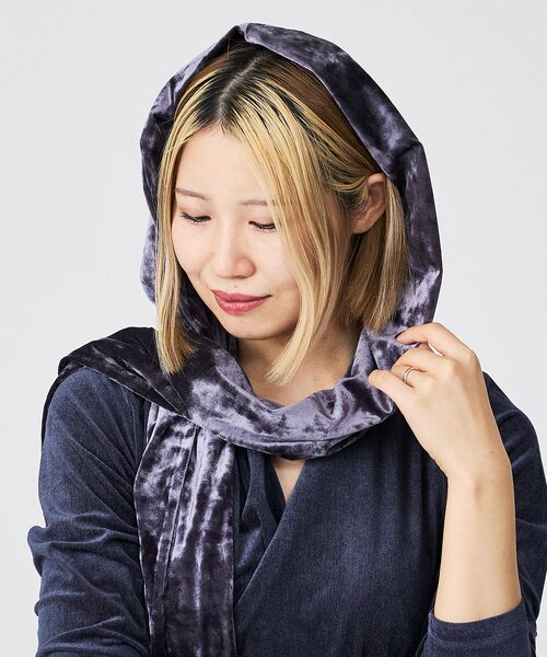 Rouge vif la cle / ルージュ・ヴィフ ラクレ マフラー・ショール・スヌード・ストール | 【Keena/キーナ】ベルベットマフラー/マフラー/ベルベット/お出かけ【WEB | 詳細5