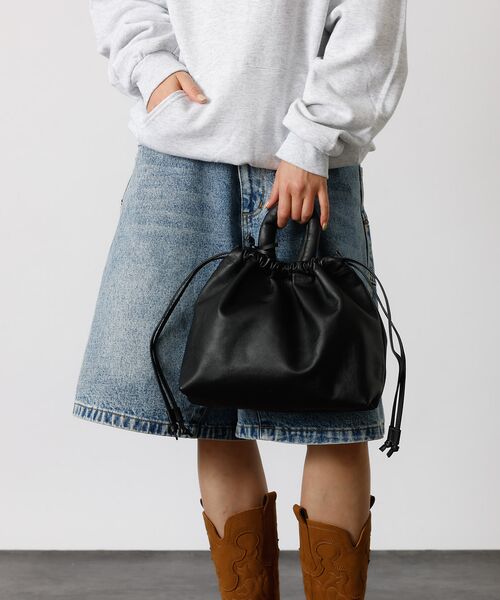 Rouge vif la cle / ルージュ・ヴィフ ラクレ トートバッグ | 【ARUTEMIKA/アルテミカ】中綿ハンドル巾着/巾着/バッグ【WEB限定】【 | 詳細1