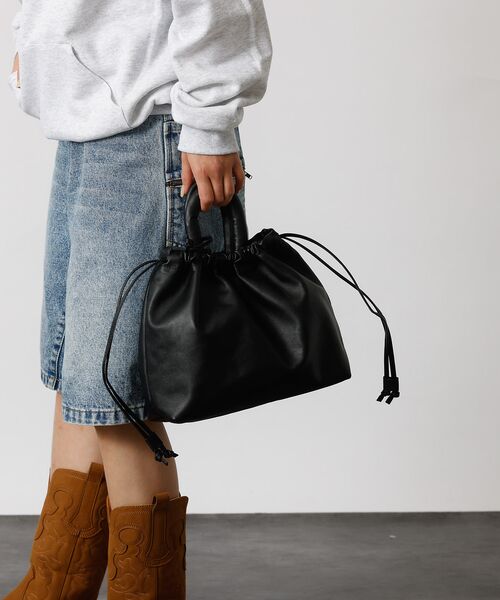 Rouge vif la cle / ルージュ・ヴィフ ラクレ トートバッグ | 【ARUTEMIKA/アルテミカ】中綿ハンドル巾着/巾着/バッグ【WEB限定】【 | 詳細17