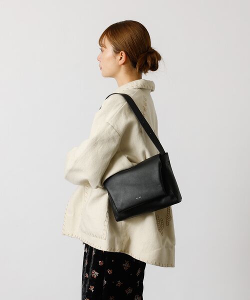 Rouge vif la cle / ルージュ・ヴィフ ラクレ ショルダーバッグ | 【YArKA/ヤーカ】ふんわりフラップショルダーバッグ / 本革 / レザー / | 詳細1