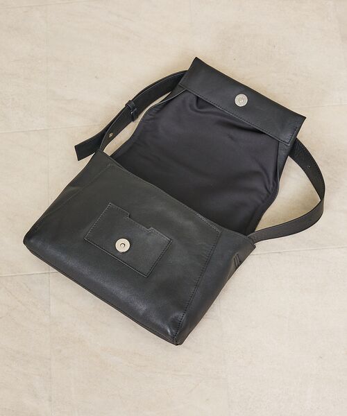 Rouge vif la cle / ルージュ・ヴィフ ラクレ ショルダーバッグ | 【YArKA/ヤーカ】ふんわりフラップショルダーバッグ / 本革 / レザー / | 詳細14