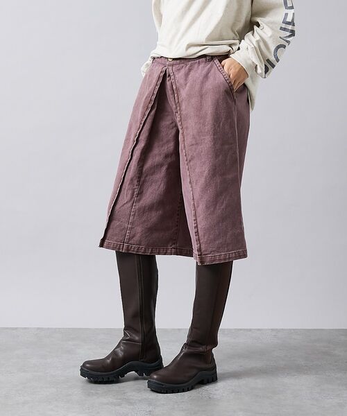 Rouge vif la cle / ルージュ・ヴィフ ラクレ デニムパンツ | 【157/イチゴーナナ】HALF TUCK SHORTS/ハーフパンツ/157F | 詳細19