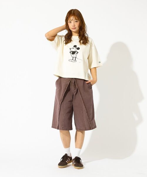 Rouge vif la cle / ルージュ・ヴィフ ラクレ デニムパンツ | 【157/イチゴーナナ】HALF TUCK SHORTS/ハーフパンツ/157F | 詳細21