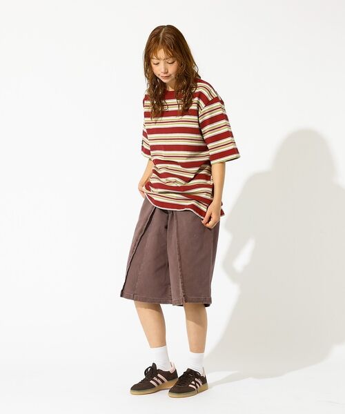 Rouge vif la cle / ルージュ・ヴィフ ラクレ デニムパンツ | 【157/イチゴーナナ】HALF TUCK SHORTS/ハーフパンツ/157F | 詳細6