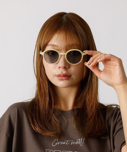 Rouge vif la cle / ルージュ・ヴィフ ラクレ サングラス・メガネ | 【LE FOON / ルフォーン】 Mont Blanc  Cream/ラウンド | 詳細10