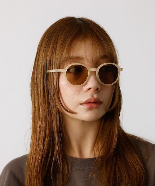 Rouge vif la cle / ルージュ・ヴィフ ラクレ サングラス・メガネ | 【LE FOON / ルフォーン】 Mont Blanc  Cream/ラウンド | 詳細20