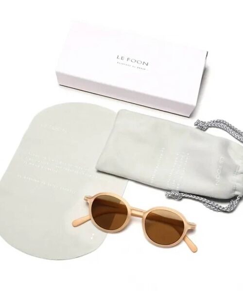 Rouge vif la cle / ルージュ・ヴィフ ラクレ サングラス・メガネ | 【LE FOON / ルフォーン】 Mont Blanc  Cream/ラウンド | 詳細26