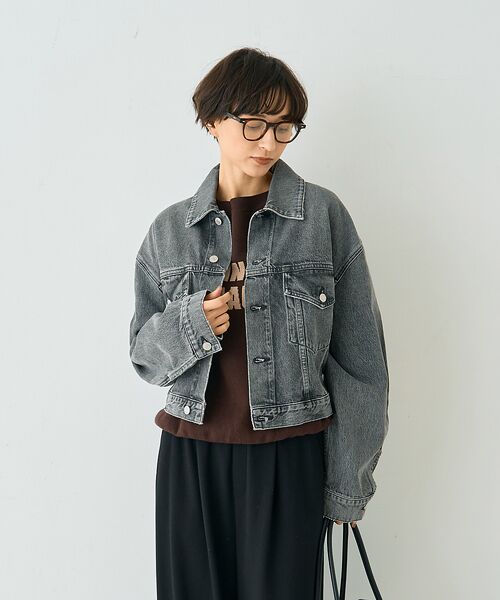 Rouge vif la cle / ルージュ・ヴィフ ラクレ Gジャン・デニムジャケット | 【AGOLDE/エーゴールドイー】PALMER JACKET IN SPIRI | 詳細2