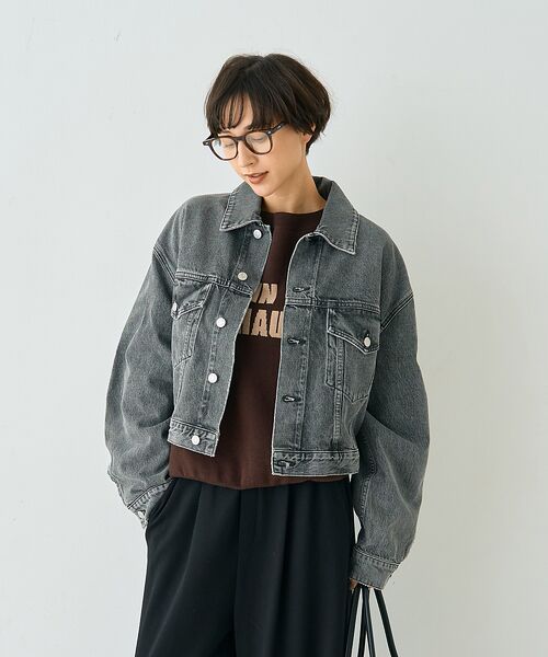 Rouge vif la cle / ルージュ・ヴィフ ラクレ Gジャン・デニムジャケット | 【AGOLDE/エーゴールドイー】PALMER JACKET IN SPIRI | 詳細4