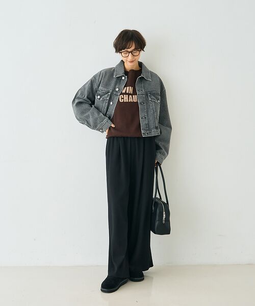 Rouge vif la cle / ルージュ・ヴィフ ラクレ Gジャン・デニムジャケット | 【AGOLDE/エーゴールドイー】PALMER JACKET IN SPIRI | 詳細9