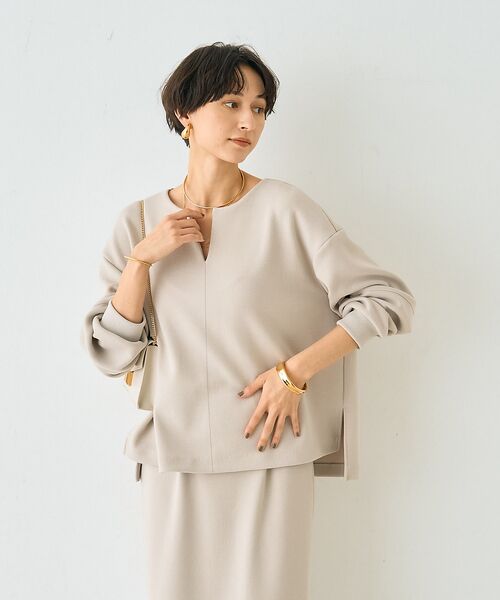 Rouge vif la cle / ルージュ・ヴィフ ラクレ シャツ・ブラウス | 【セットアップ対応】 ダブルエアープルオーバー | 詳細1