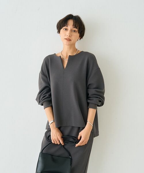 Rouge vif la cle / ルージュ・ヴィフ ラクレ シャツ・ブラウス | 【セットアップ対応】 ダブルエアープルオーバー | 詳細14