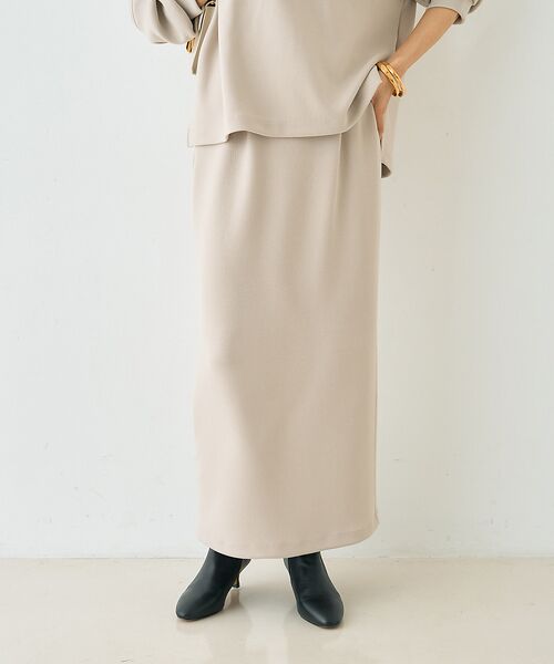 Rouge vif la cle / ルージュ・ヴィフ ラクレ ロング・マキシ丈スカート | 【セットアップ対応】ダブルエアータイトスカート | 詳細1