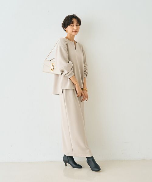 Rouge vif la cle / ルージュ・ヴィフ ラクレ ロング・マキシ丈スカート | 【セットアップ対応】ダブルエアータイトスカート | 詳細10