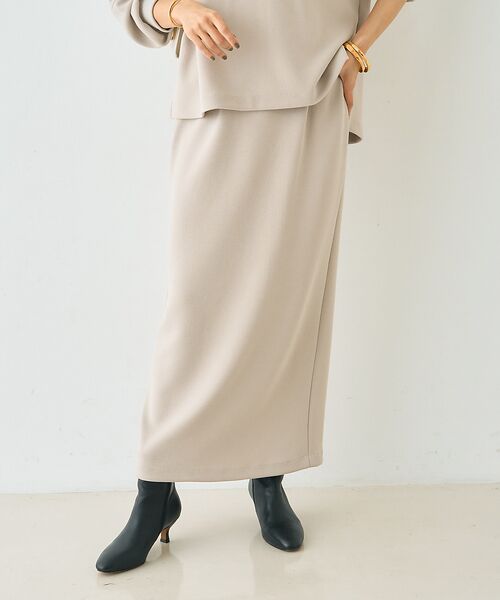 Rouge vif la cle / ルージュ・ヴィフ ラクレ ロング・マキシ丈スカート | 【セットアップ対応】ダブルエアータイトスカート | 詳細3