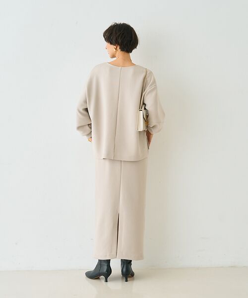 Rouge vif la cle / ルージュ・ヴィフ ラクレ ロング・マキシ丈スカート | 【セットアップ対応】ダブルエアータイトスカート | 詳細9