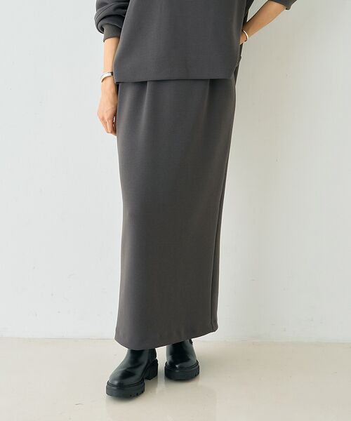 Rouge vif la cle / ルージュ・ヴィフ ラクレ ロング・マキシ丈スカート | 【セットアップ対応】ダブルエアータイトスカート | 詳細13