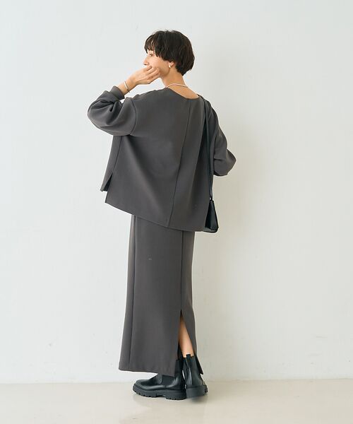 Rouge vif la cle / ルージュ・ヴィフ ラクレ ロング・マキシ丈スカート | 【セットアップ対応】ダブルエアータイトスカート | 詳細19