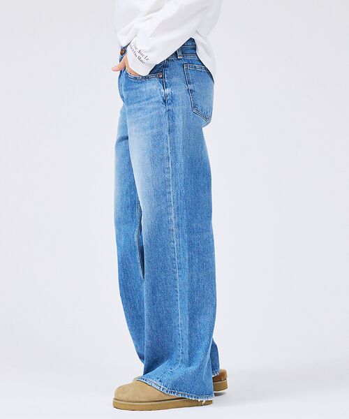 Rouge vif la cle / ルージュ・ヴィフ ラクレ デニムパンツ | 【RED CARD/レッドカード】Freddie ローライズワイドバギーデニム | 詳細2