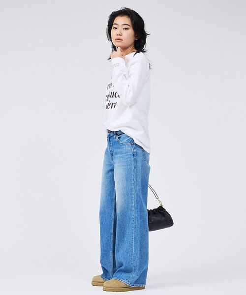 Rouge vif la cle / ルージュ・ヴィフ ラクレ デニムパンツ | 【RED CARD/レッドカード】Freddie ローライズワイドバギーデニム | 詳細6